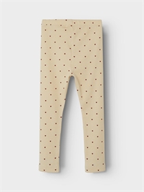 Lil Atelier Hjerte Leggings Gago Fired Brick